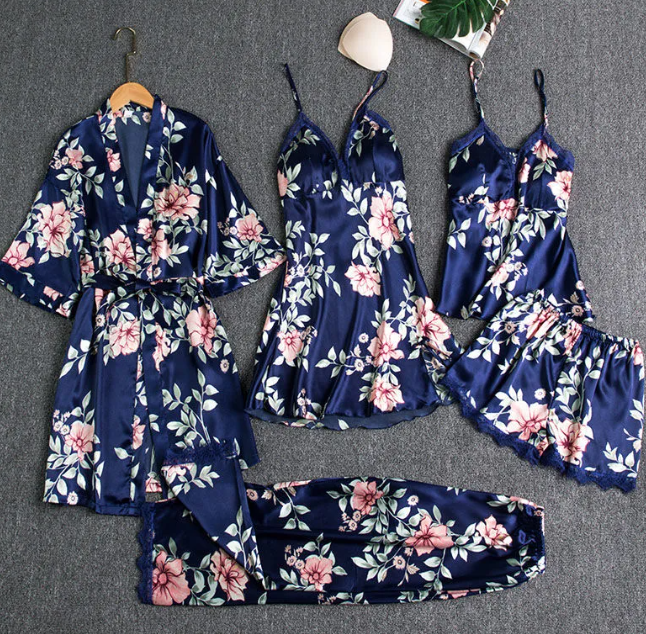 Women’s Silk Pajama Set